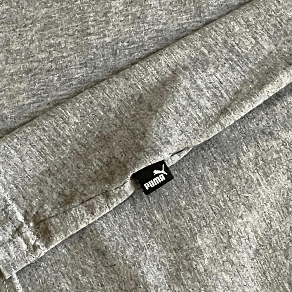 Puma Mens XL Gray V-Neck T-Shirt Short Sleeve Athletic Casual Tee CLEAN! - Picture 5 of 5